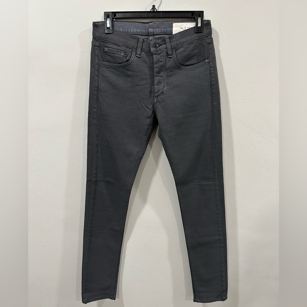 Rag & Bone Fit 1 Coated Grey - Size 29 - Like New